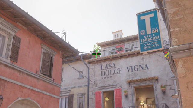 Where to aim before releasing the throw