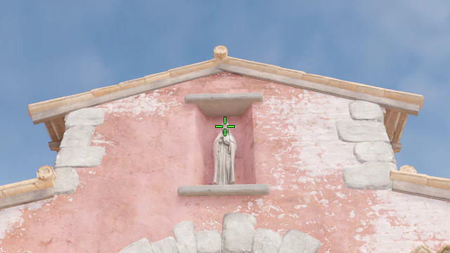 Where to aim before releasing the throw