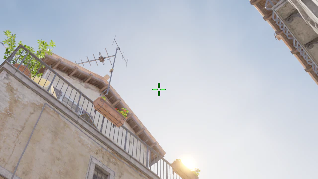 Where to aim before releasing the throw