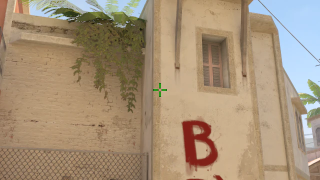 Where to aim before releasing the throw