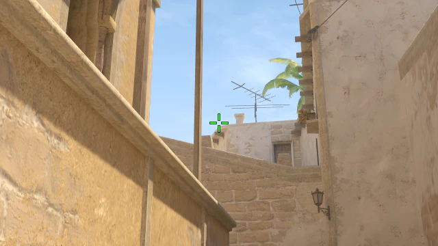 Where to aim before releasing the throw