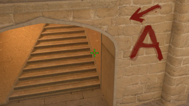 Where to aim before releasing the throw