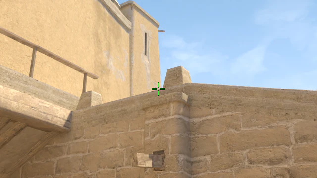 Where to aim before releasing the throw