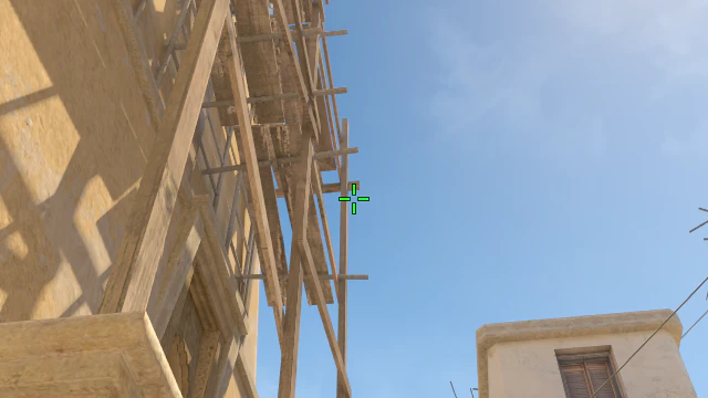 Where to aim before releasing the throw