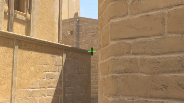 Where to aim before releasing the throw