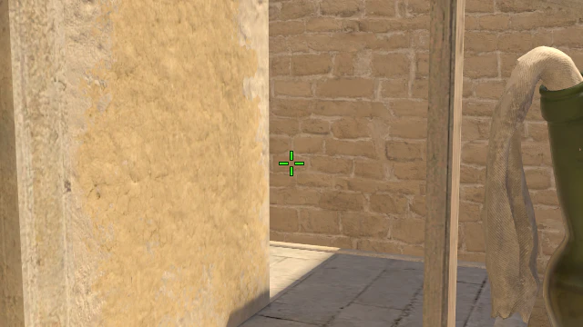 Where to aim before releasing the throw