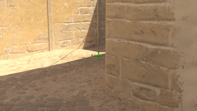 Where to aim before releasing the throw