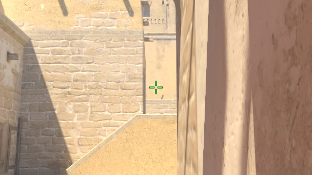 Where to aim before releasing the throw