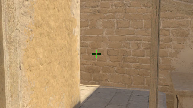 Where to aim before releasing the throw