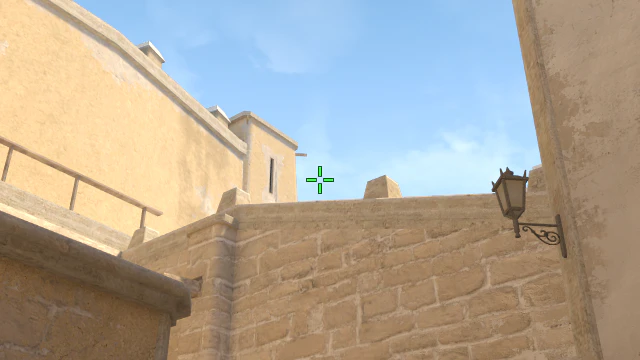 Where to aim before releasing the throw