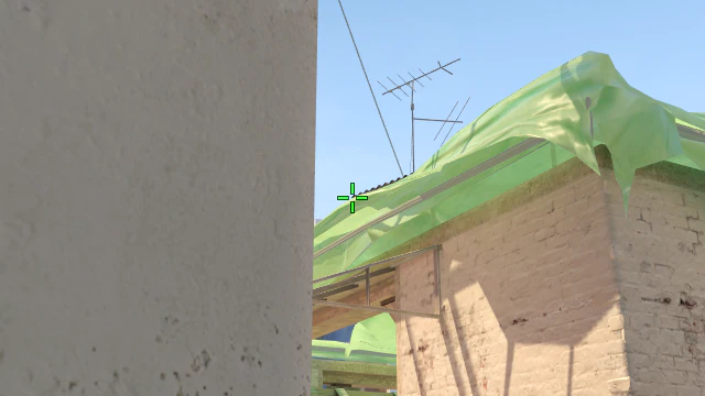 Where to aim before releasing the throw