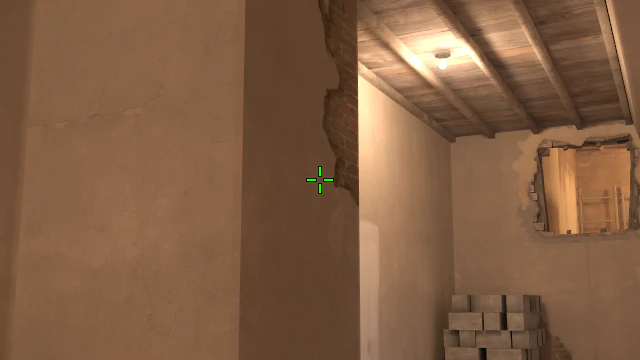 Where to aim before releasing the throw