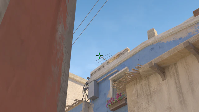 Where to aim before releasing the throw