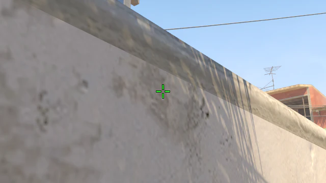 Where to aim before releasing the throw