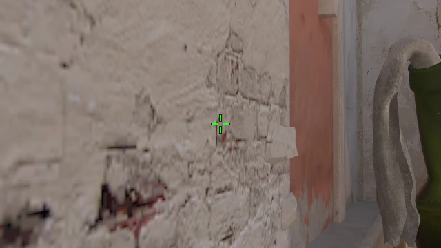 Where to aim before releasing the throw