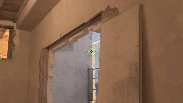 Where to aim before releasing the throw