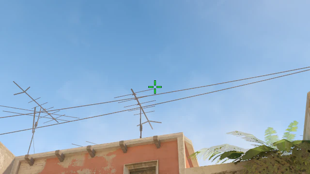 Where to aim before releasing the throw