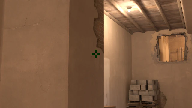 Where to aim before releasing the throw