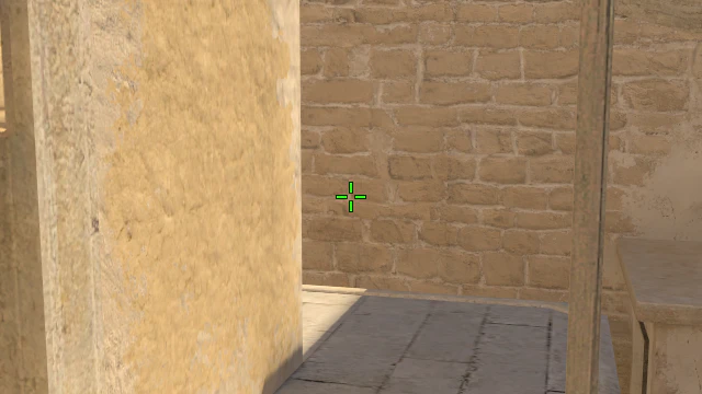 Where to aim before releasing the throw
