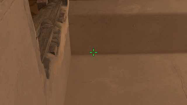 Where to aim before releasing the throw