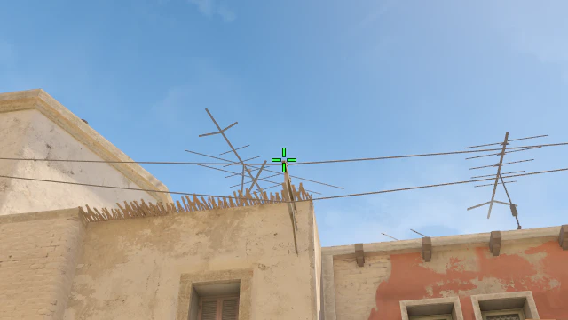 Where to aim before releasing the throw