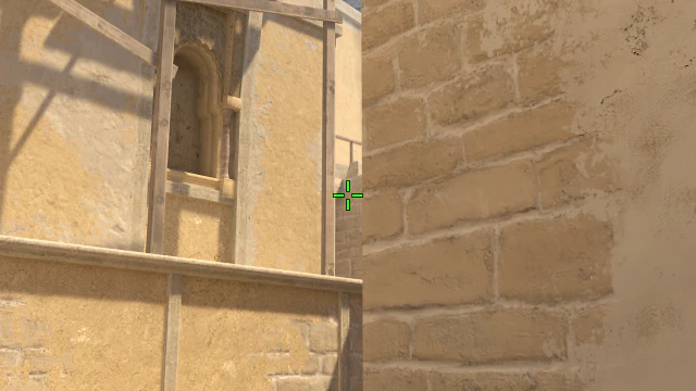 Where to aim before releasing the throw