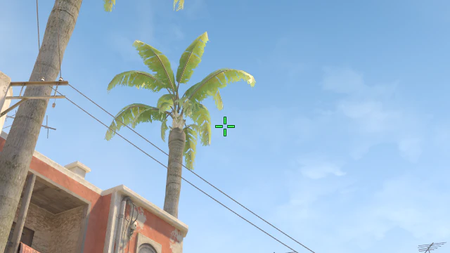 Where to aim before releasing the throw