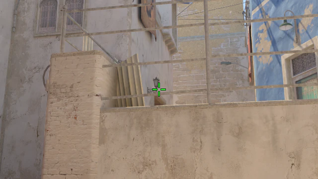 Where to aim before releasing the throw