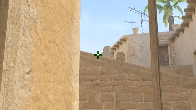 Where to aim before releasing the throw