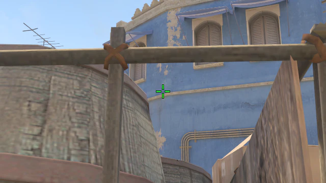 Where to aim before releasing the throw