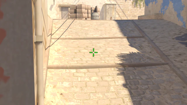 Where to aim before releasing the throw