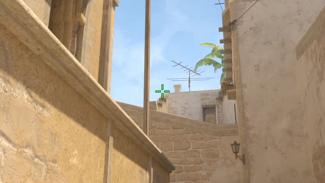 Where to aim before releasing the throw