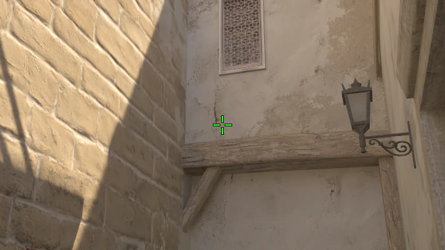 Where to aim before releasing the throw