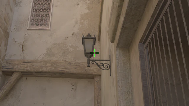 Where to aim before releasing the throw