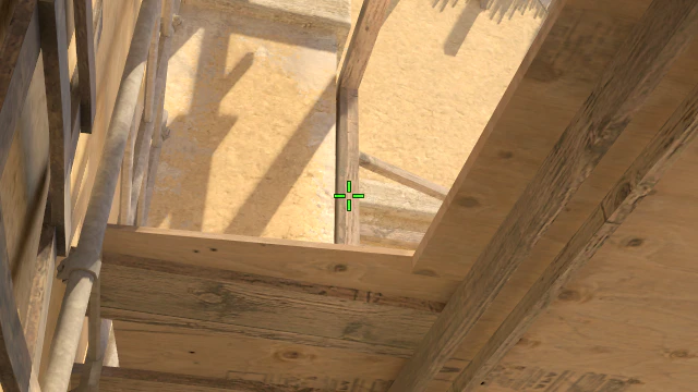 Where to aim before releasing the throw