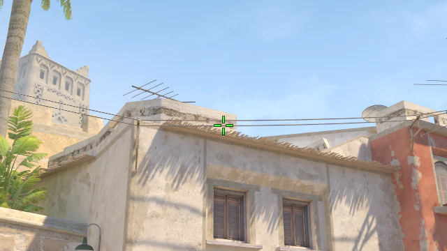 Where to aim before releasing the throw