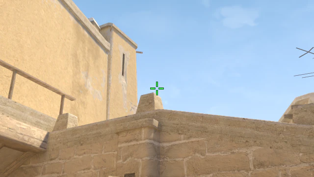 Where to aim before releasing the throw