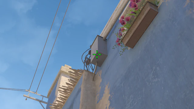 Where to aim before releasing the throw