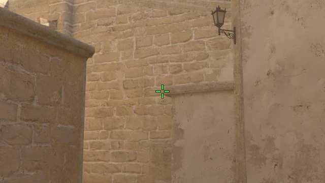 Where to aim before releasing the throw