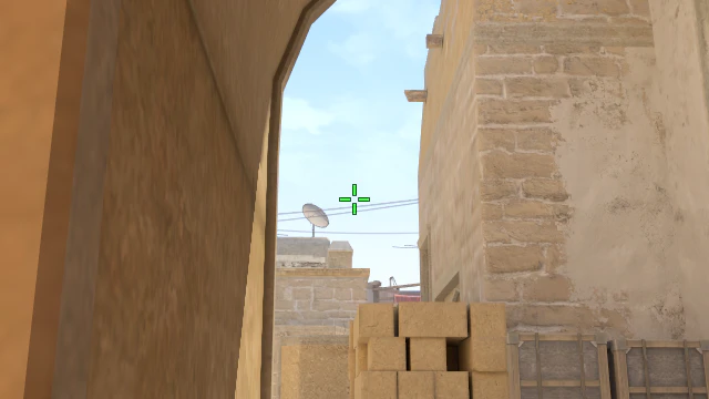 Where to aim before releasing the throw