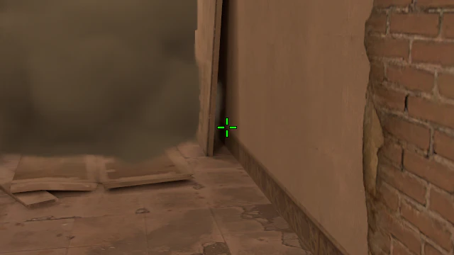 Where to aim before releasing the throw