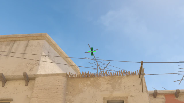 Where to aim before releasing the throw