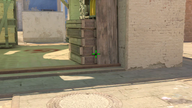 Where to aim before releasing the throw