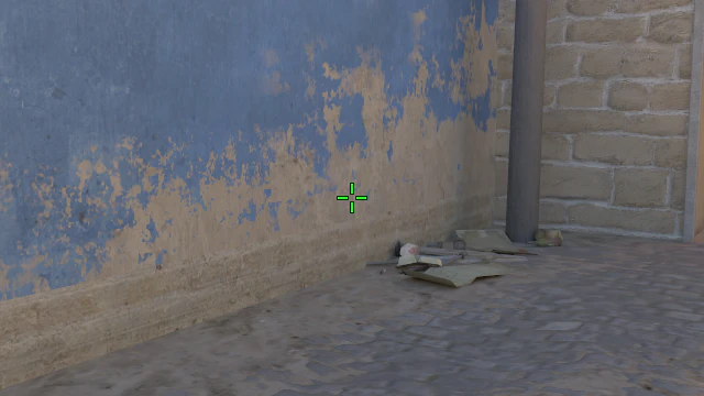 Where to aim before releasing the throw