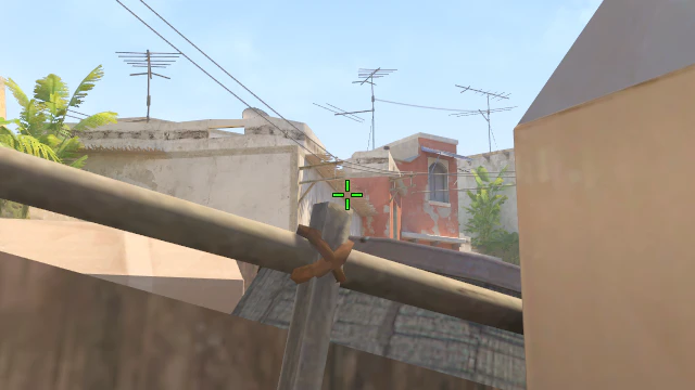 Where to aim before releasing the throw