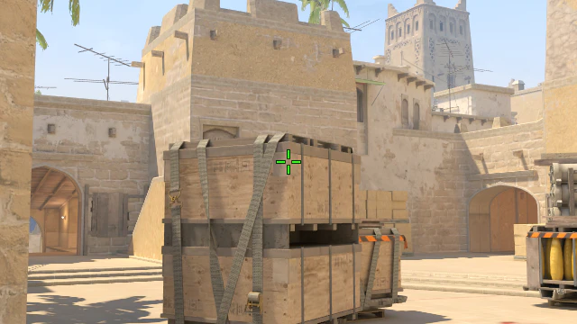Where to aim before releasing the throw