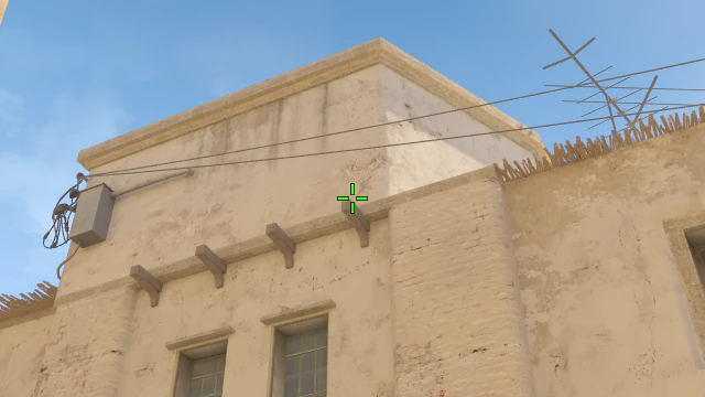 Where to aim before releasing the throw