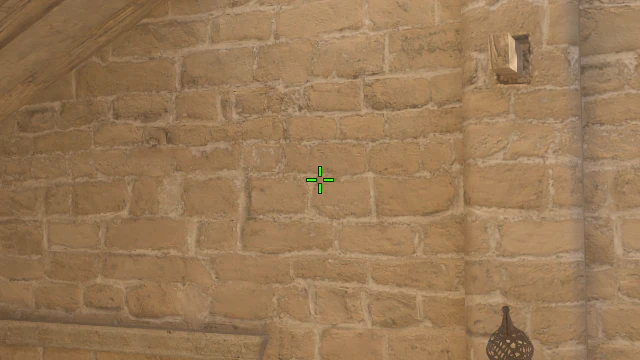 Where to aim before releasing the throw