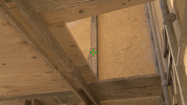 Where to aim before releasing the throw
