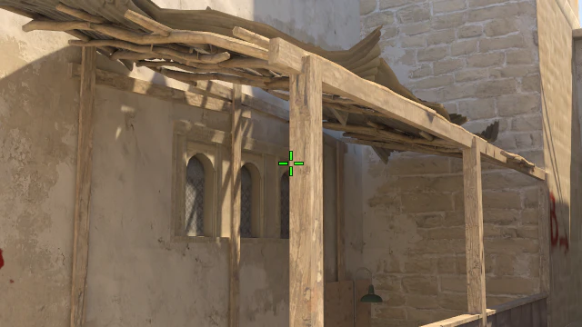 Where to aim before releasing the throw